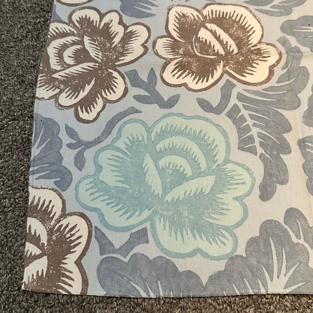 Designers Guild Fabric Sample Remnant Havana 100% Cotton Blue Washable - Picture 9 of 16